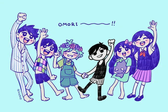 解放〜〜〜〜〜〜#OMORIFANART 