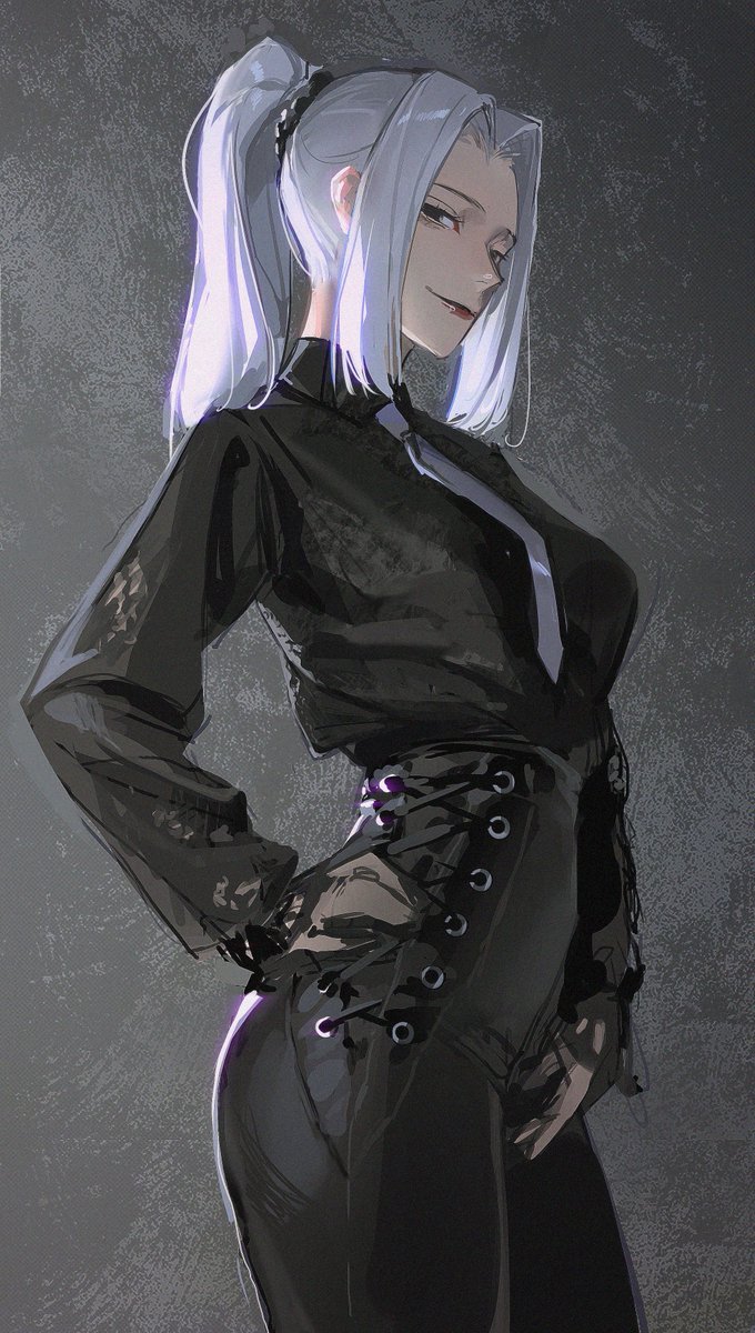 LIMART05's tweet photo. girls with white hair 🔛🔝 https://t.co/9gsOVqO6X3