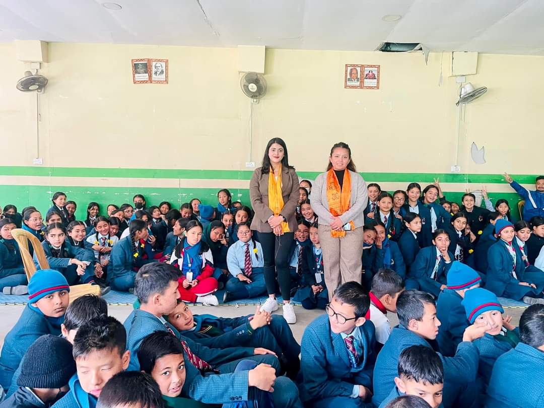 TeamNEPO's tweet photo. Congratulations to Team NEPO Kathmandu on successfully installing a Sanitary Pad Vending Machine and organizing a menstrual hygiene awareness program at Paramva World School, Tarakeshwor, Kathmandu last Sunday. https://t.co/SKyZEpnv0X