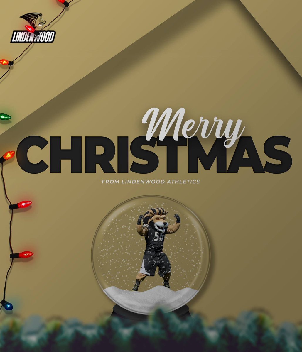 Merry Christmas &amp; Happy Holidays from Lindenwood Athletics 🎄🦁

#NewLevel