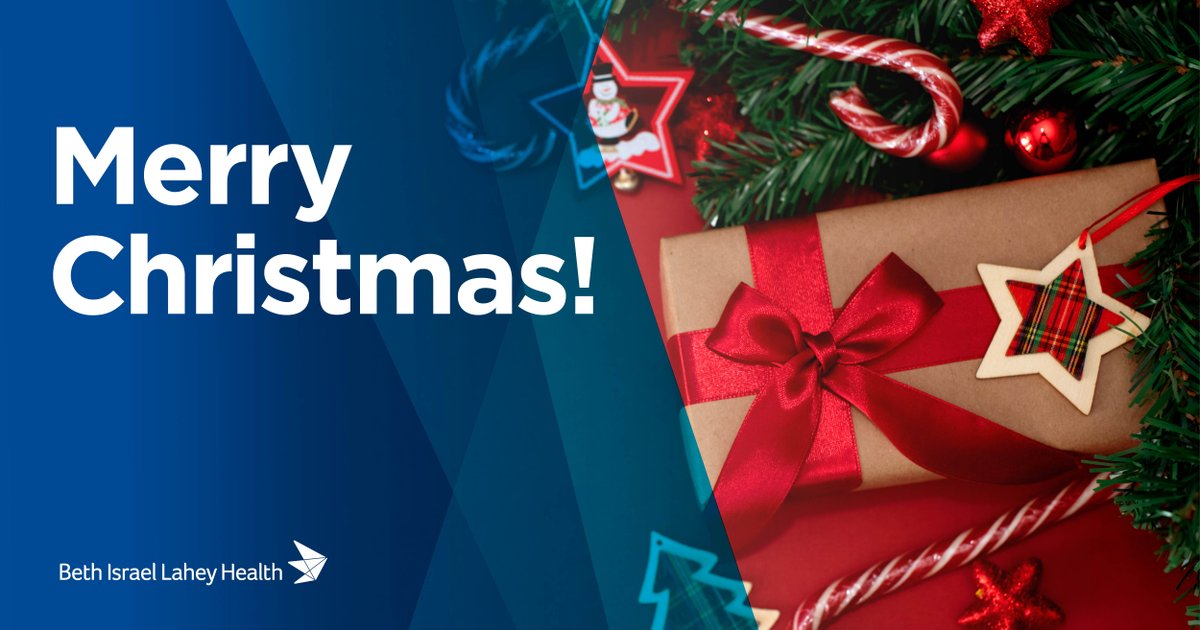 Wishing you and your loved ones a Merry Christmas filled with warmth, joy, and good health from all of us at Beth Israel Lahey Health! May this season bring you moments of togetherness and happiness. 🎄🎅

#BILH #MerryChristmas