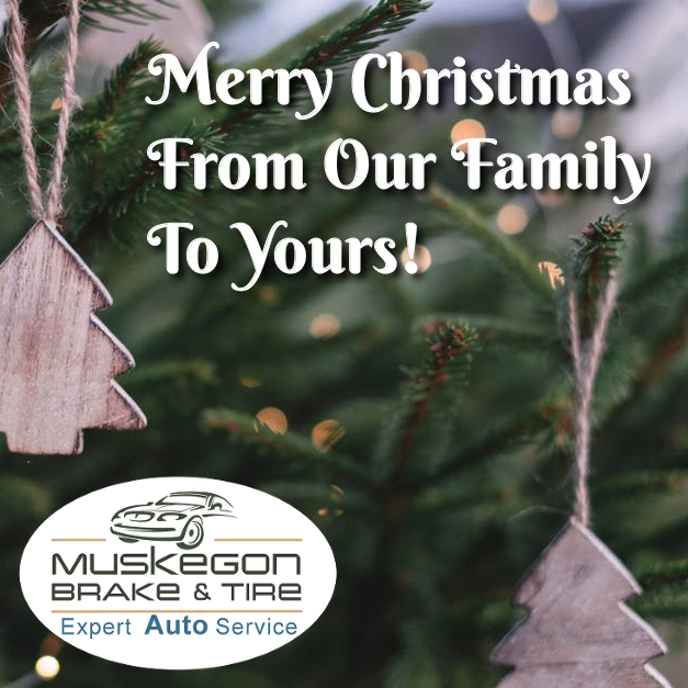 From all of us at Muskegon Brake & Tire, have a very merry Christmas 🎄