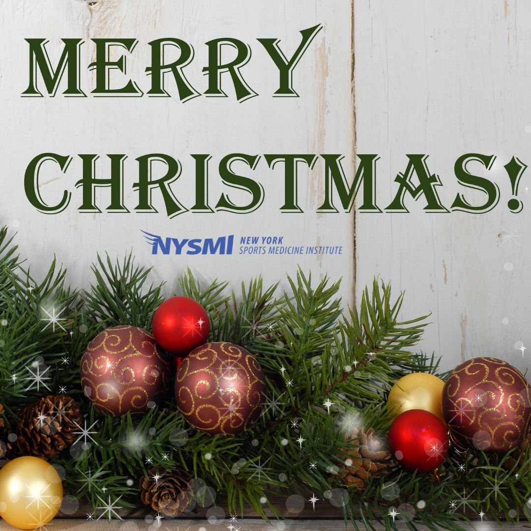 Merry Christmas from the New York Sports Medicine Institute team! 

buff.ly/3vKvDkh

#NYSMI #NYC #NewYork #Paramus #WhitePlains #SportsMedicine #Christmas #MerryChristmas