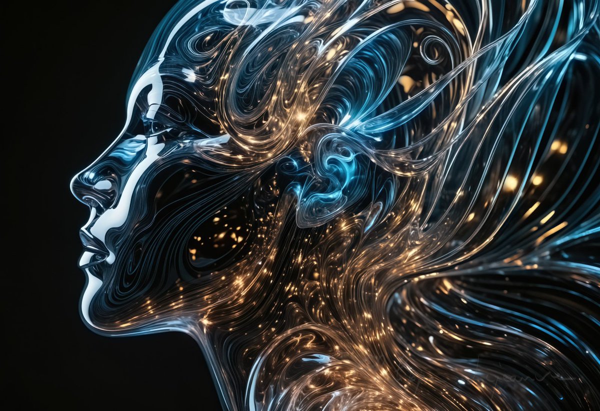 plej_ai's tweet photo. Ai portrait from my lightwave collection #ai #aiart #digitalart #digitalartwork #AIArtwork #Abstract https://t.co/VlvlLo0oAn
