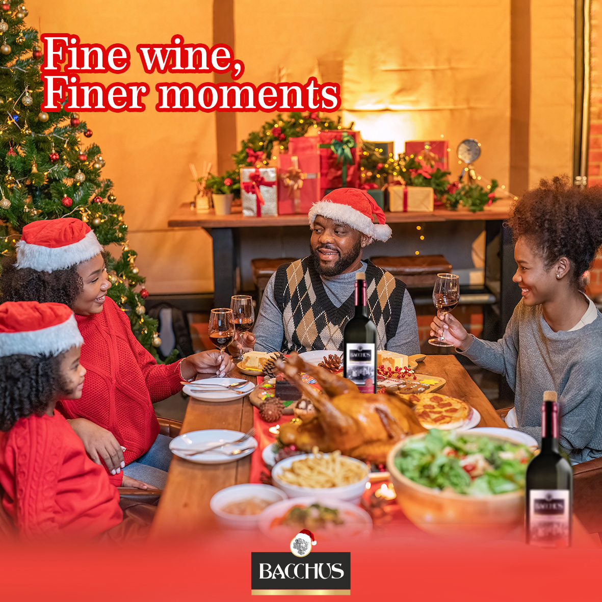 Holidays are all about indulging: wine, food, family and friends. Bring the holiday spirit home and share a glass of wine with those you call family.

Stock up on Bacchus wine today. 

#BacchusWine