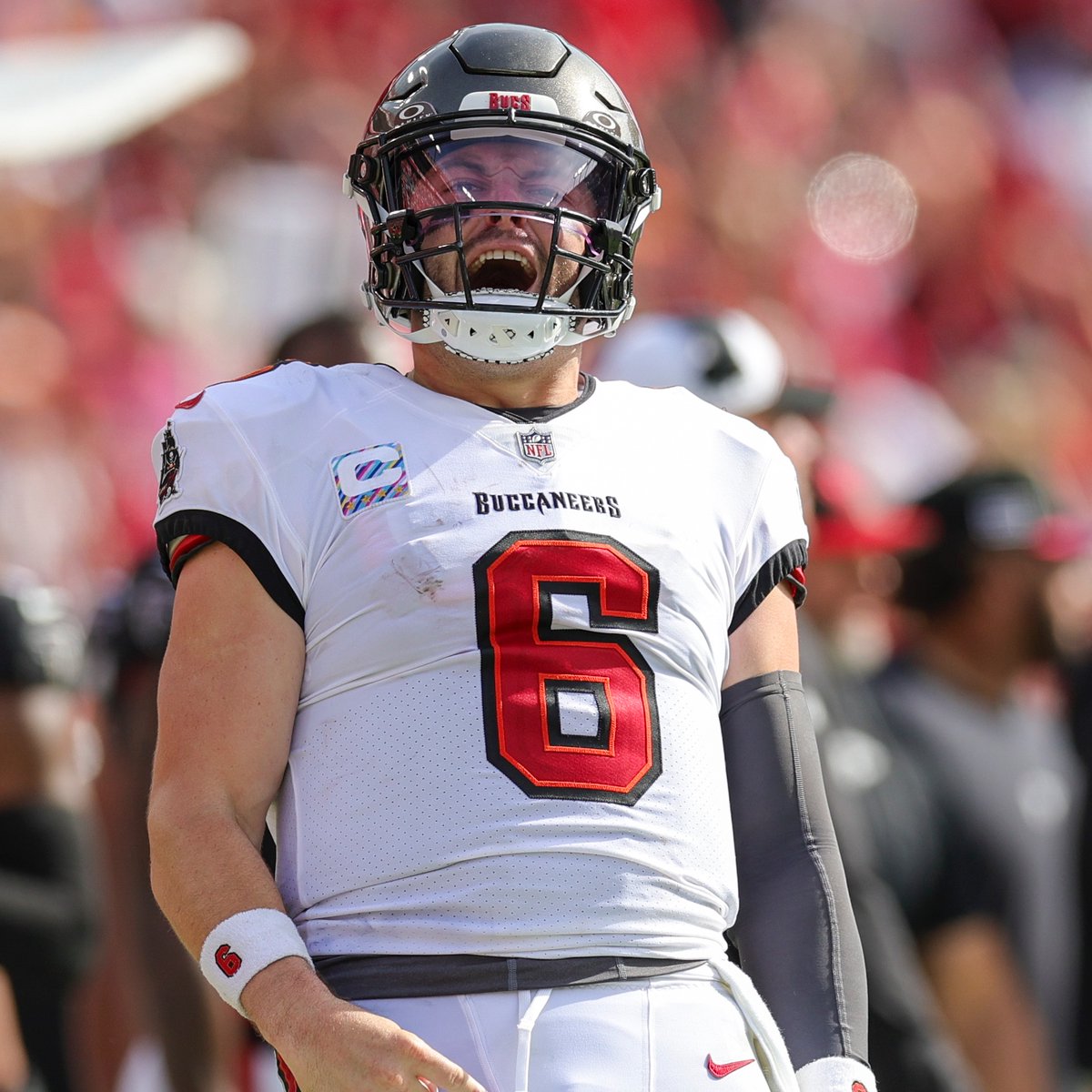 HardRockBet's tweet photo. Why isn't this being talked about?

Baker                              Mahomes
8                     Wins              9
26-8           TD-INT            25-13
96.2        Pass Rating       93.2 
$1.7M         Cap Hit            $37M https://t.co/uT37GuguS8