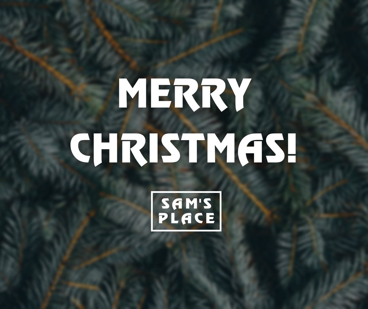 SamsPlaceTN's tweet photo. Wishing you a Merry Christmas filled with warmth, joy, and the company of loved ones. From all of us at Sam’s, may your day be wrapped in the magic of the season! #MerryChristmas https://t.co/ZTpsLXEDJC