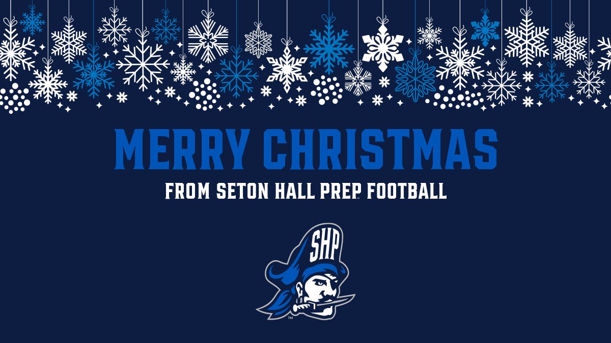 Merry Christmas & Happy Holidays from Seton Hall Prep Football!