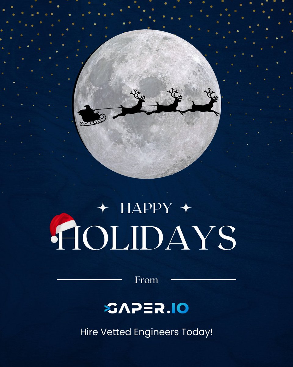 Happy Holidays from gaper.io! 🎅