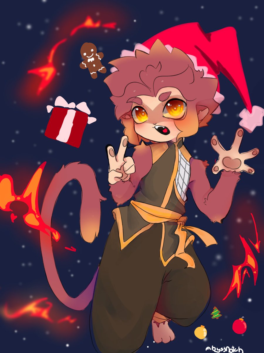 Qoi_Fishy's tweet photo. HAPPY HOLIDAYS or MERRY CHRISTMAS
@livs_pins i was your secret santa!*queue wukong misdirection scene*
#macaquesecretsanta
i hope you like it!! https://t.co/XFDLiATqJ5