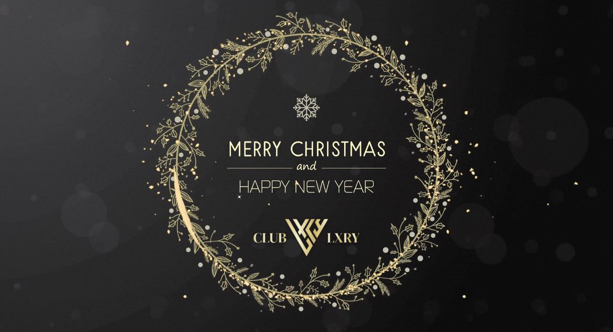 Happy holidays, from CLUB LXRY 🎄🎁