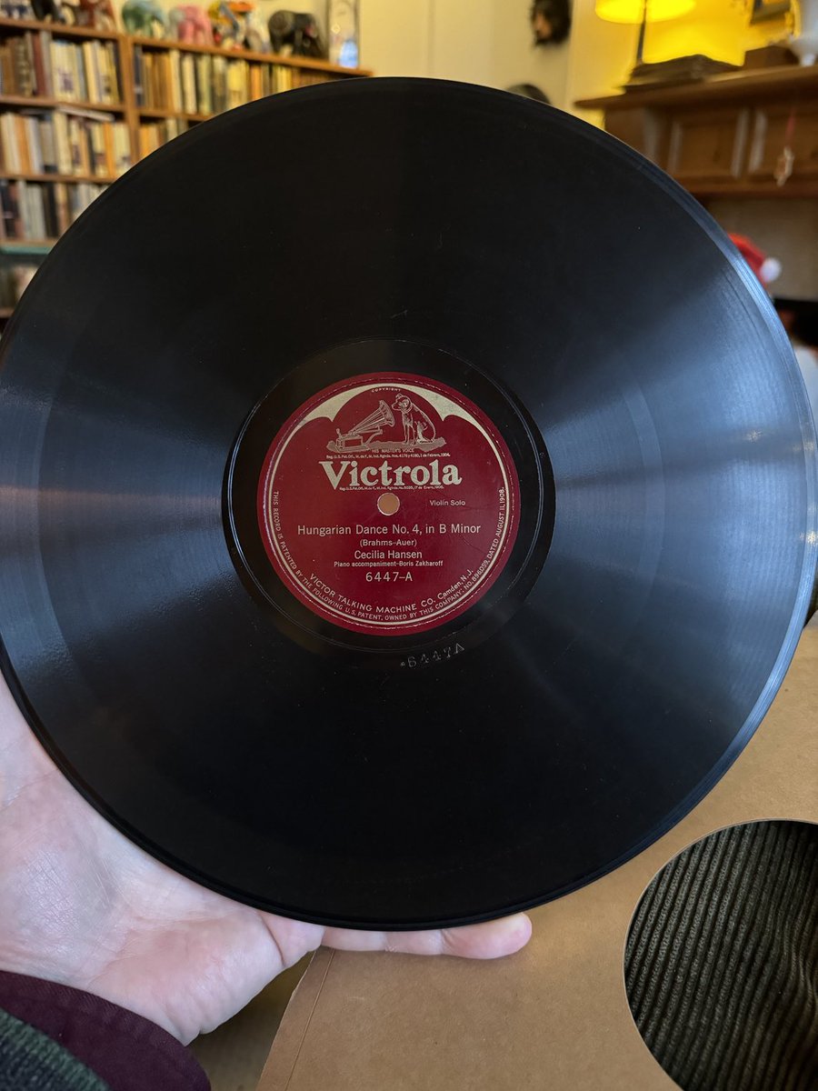 frjbehr's tweet photo. Present from my daughter: her great, great grandparents playing on a recording made 100 years ago, unplayed till today! https://t.co/Yi9Mhzq8MC