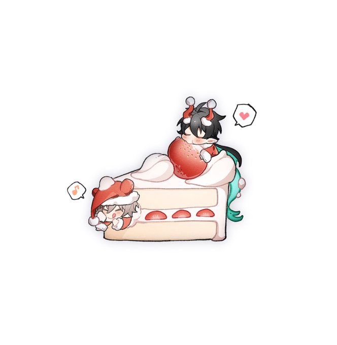 「closed eyes strawberry shortcake」 illustration images(Latest)