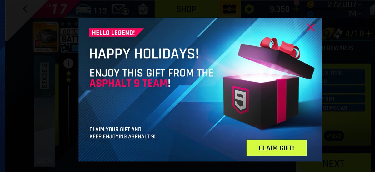 IanBabi's tweet photo. @asphalt Thank you for the gifts Asphalt https://t.co/92Q48CiAN2