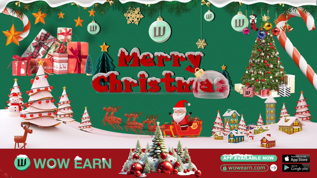 WOWEARNENG's tweet photo. 🎉🎄 Ho Ho Ho! WOW EARNers, get ready for a jolly surprise! 🎅 

We're sprinkling a bit of Christmas magic with 5 WOW Coins for every active miner! 

🌠 Check your wallets, the gifts are dropping in 3 days! Let's rock this festive season! 🎁

 #MerryMining #WOWEARNChristmas #WOWEARN 🌟