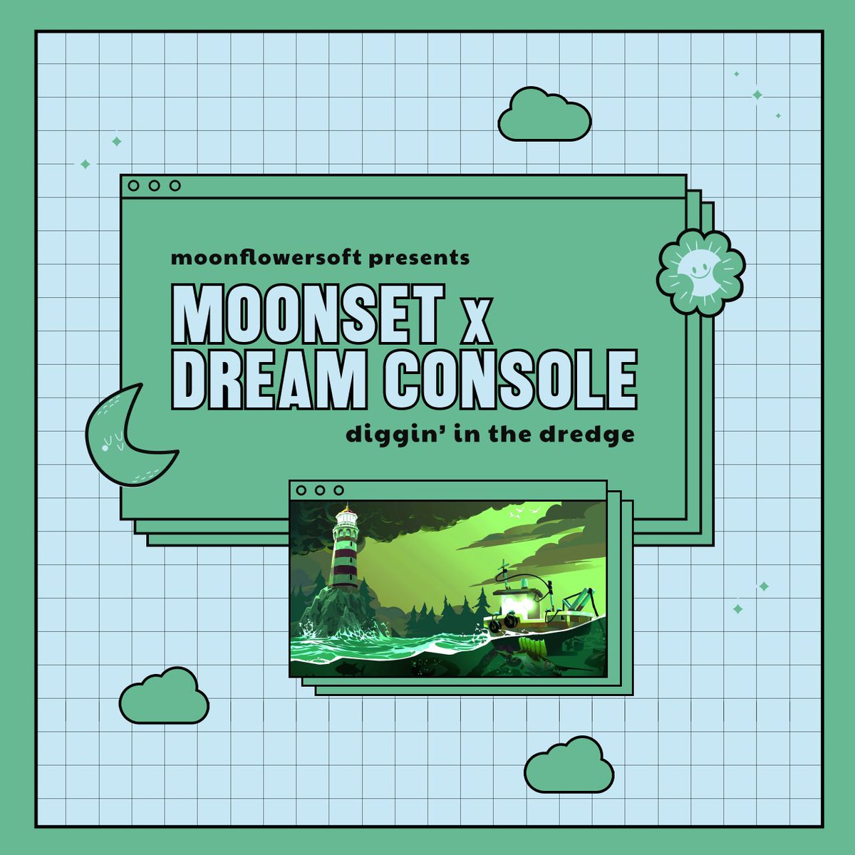 The cold moon is rising and for the last Moonset of the year we're proud to be partnering with <a href="/music_oke/">Dream Console</a>!

Coming with an incredible 40 minutes trip to space, dig to depths VGM and more mix! An exploration of ambient vibes and deep electronic sounds.

Live 26/12, 21:00 CET