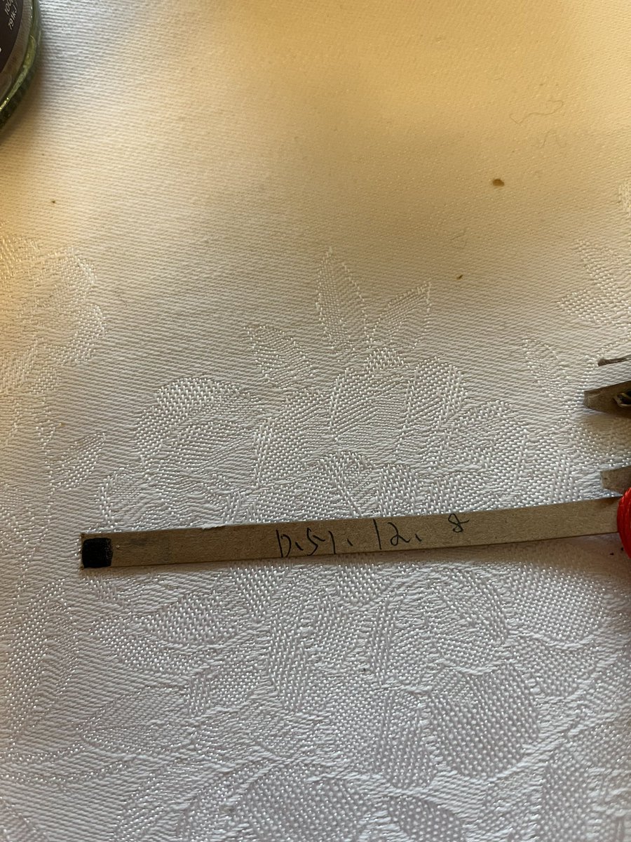 Code breakers of twitter can anyone think what this might be handwritten on my Christmas cracker snapper?