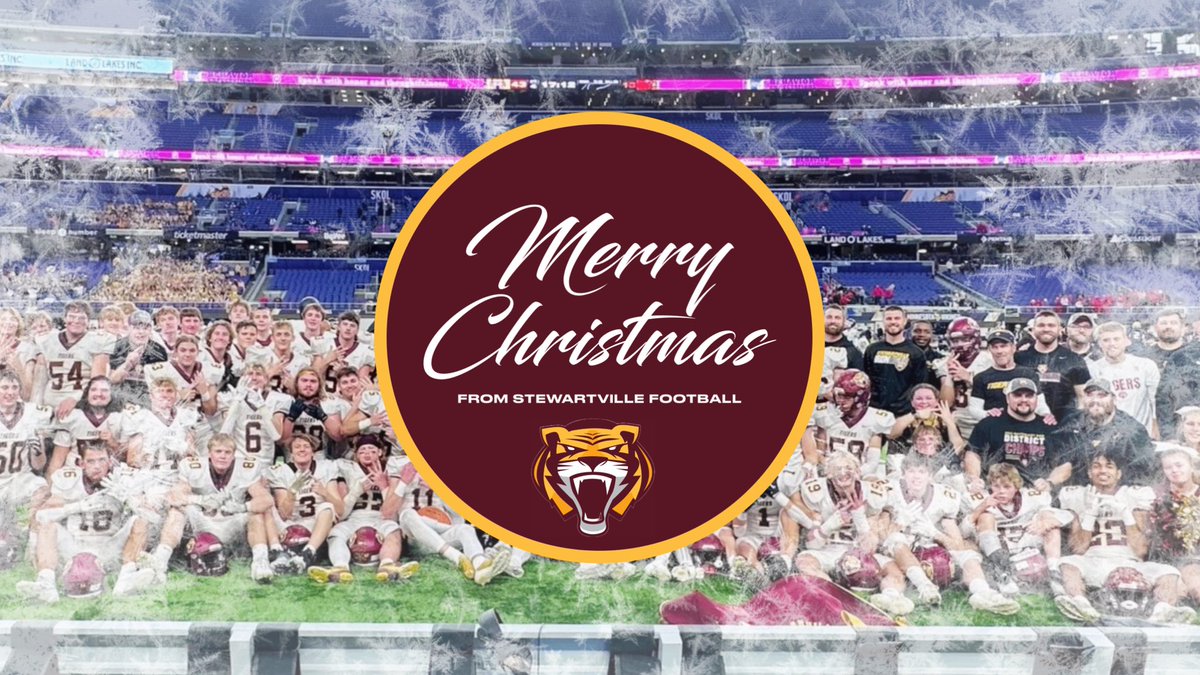 Merry Christmas from your Minnesota Class AAA State Champions! 🎅 🎄 
#Family #TigerPride