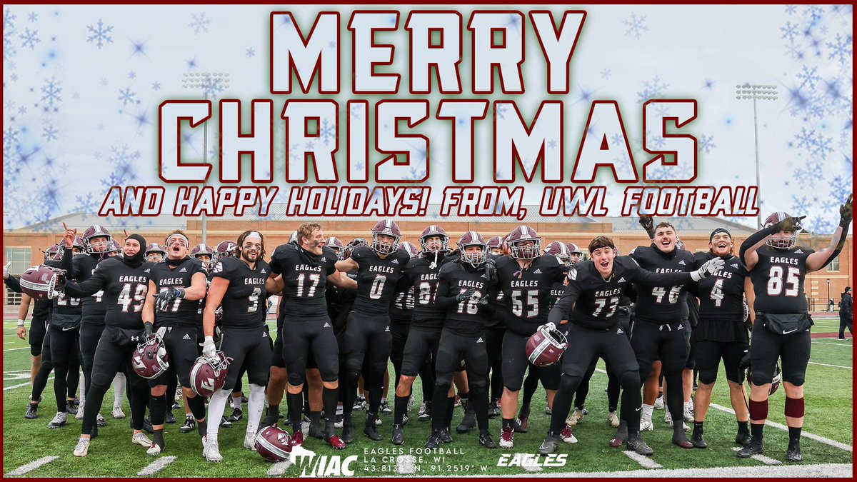 Merry Christmas and Happy Holidays from your favorite football team! 🦅🏈

#TheExperience #d3fb