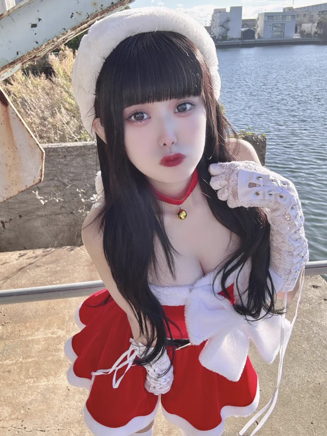 Asian girl Christmas costume