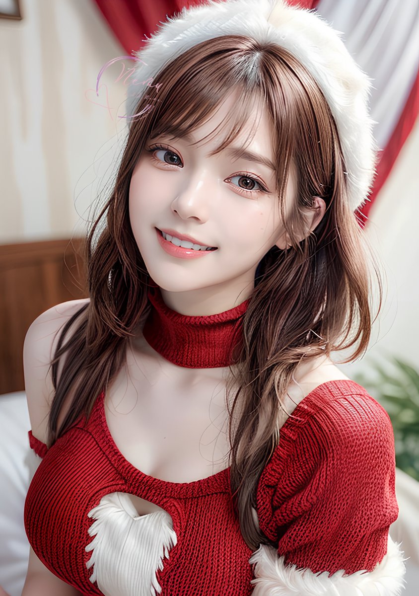 AI_Nemu_'s tweet image. みんなのところにサンタさんは来ましたか？😊✨🎁
#AIart #AIphoto #AIgirl #AI美女 #AI美少女 #AI術師さんと繋がりたい