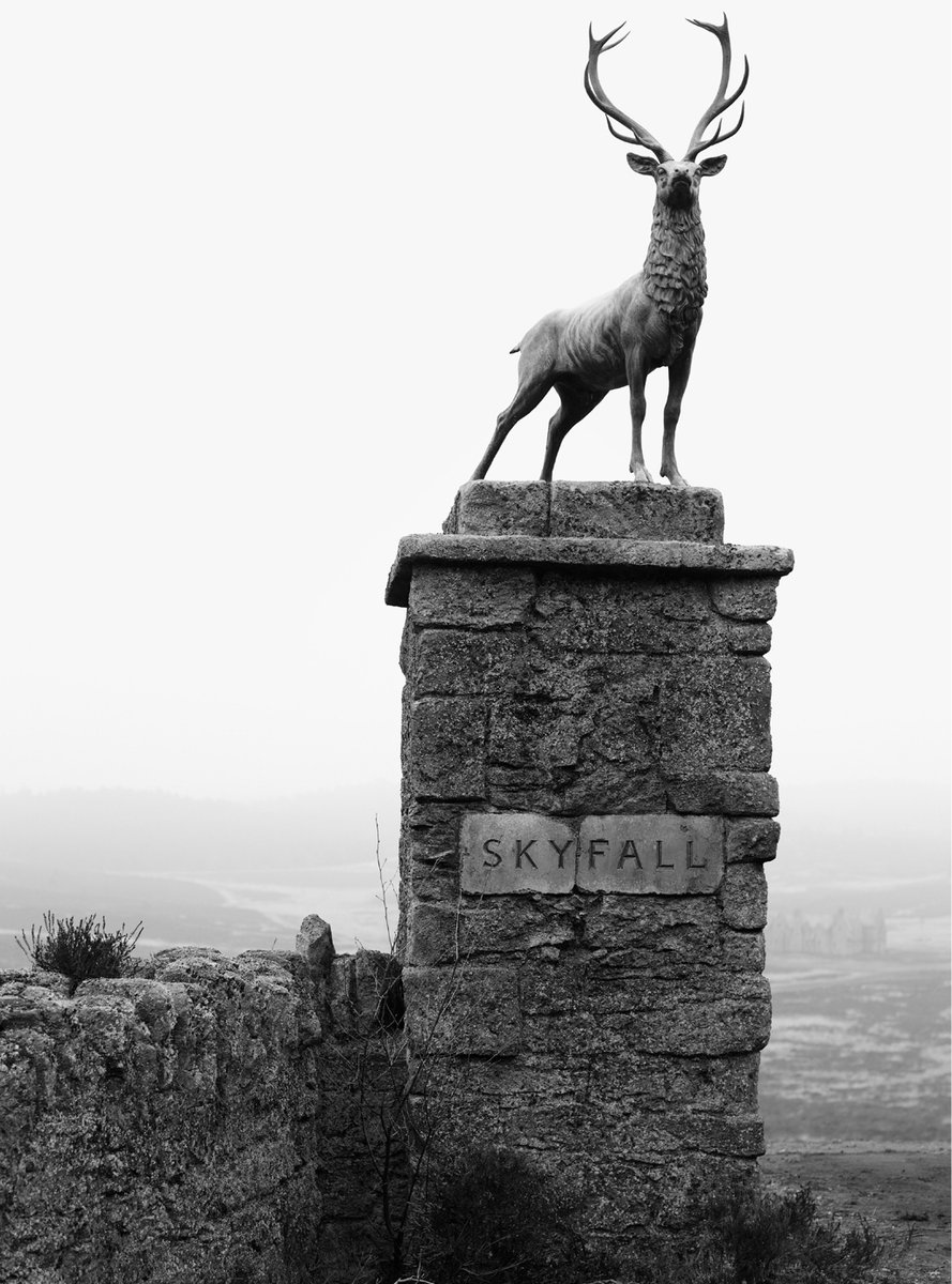 7559pr's tweet photo. @wildaboutargyll Les producteurs de# Skyfall avaient choisi #Duntrune pour être le manoir d’enfance de #JamesBond, mais le projet s’est effondré et ils ont construit leur propre version du manoir Skyfall sur une lande du #Surrey. Cependant, ils ont conservé les cerfs, dans une autre position. https://t.co/XwheXvrDZi