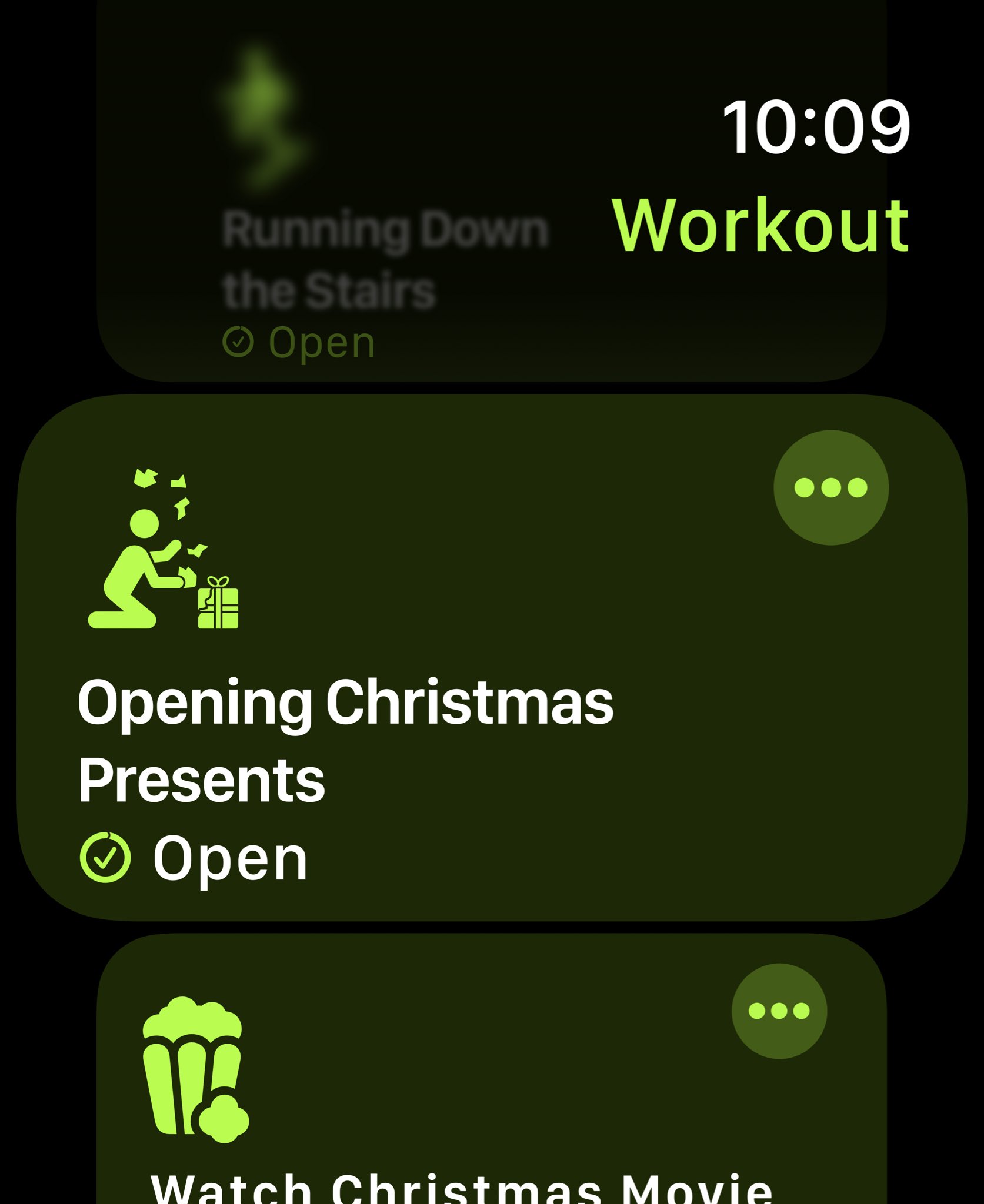 Basic Apple Guy on X Lesser known Apple Watch Workouts Opening Christmas Presents https t ti4hzvhOKP X