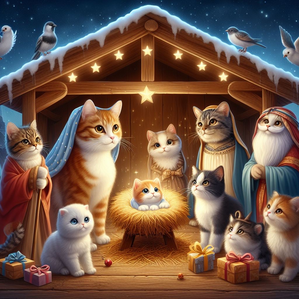 Christmas Cativity
#NativityScene #Nativity #CatsofChristmas #Cats