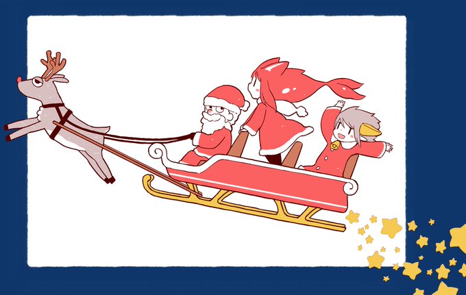 「animal ears santa costume」 illustration images(Latest)
