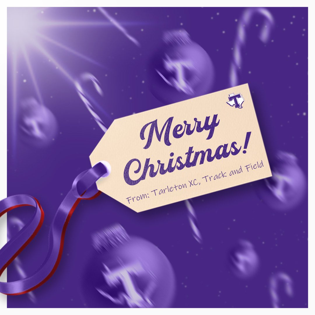 Merry Christmas from all of us to you, Texan Nation! 💜🎄