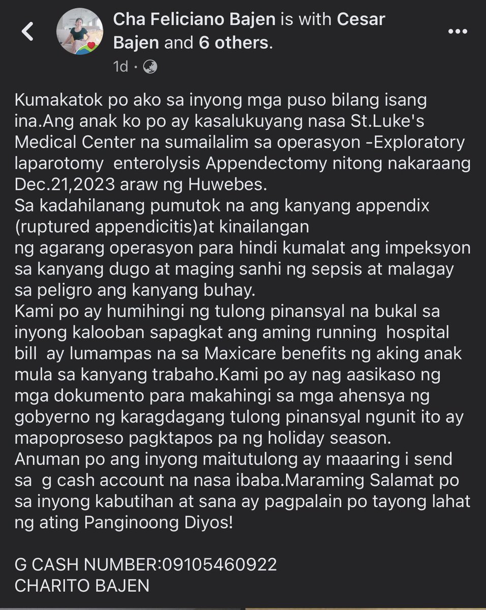 urkingthesecond's tweet photo. Hello, I am currently helping my best friend allocating funds to pay for her brother’s hospital bill around 300k. Any amount will surely help in reaching the goal. Please help RT this post. Merry Christmas! #Callforhelp https://t.co/jrKzRABvkE