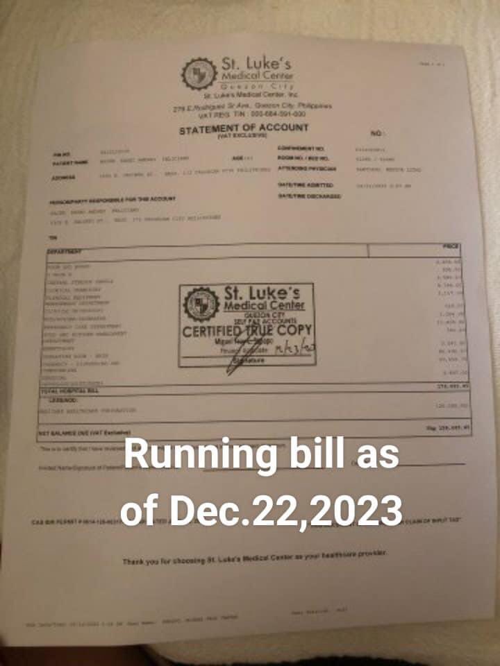 urkingthesecond's tweet photo. Hello, I am currently helping my best friend allocating funds to pay for her brother’s hospital bill around 300k. Any amount will surely help in reaching the goal. Please help RT this post. Merry Christmas! #Callforhelp https://t.co/jrKzRABvkE