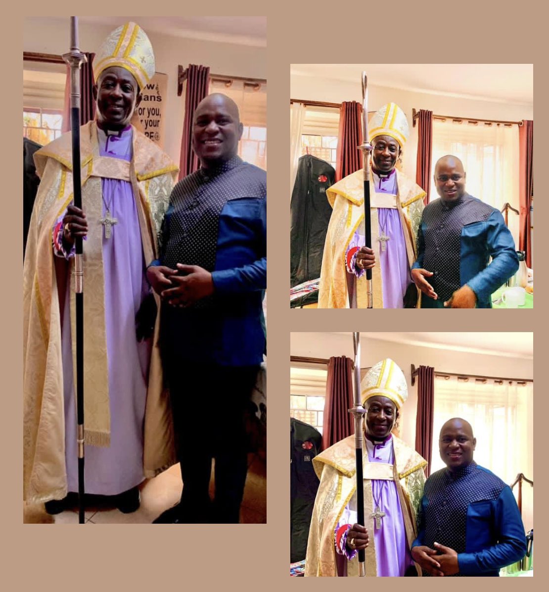 bobnkwangu's tweet photo. Earlier today, I attended Prayers Led by His Grace @Archbp_COU The Most Rev. Dr. Stephen S. Kaziimba Mugalu. He insisted that a #UgSL Interpreter should stand next to him. We had a joyous chat as Senior @Arsenal supporters - the Christmas Champs. #COYG Merry Christmas๐#Inclusion https://t.co/0r6C3YogqV
