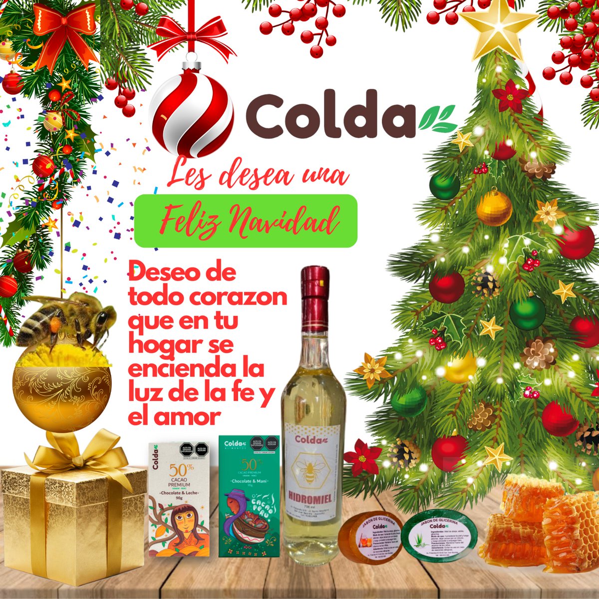 AlimentosColda's tweet photo. Feliz navidad 🎄🎊 son los deseos de Colda https://t.co/cDOEIYujD3