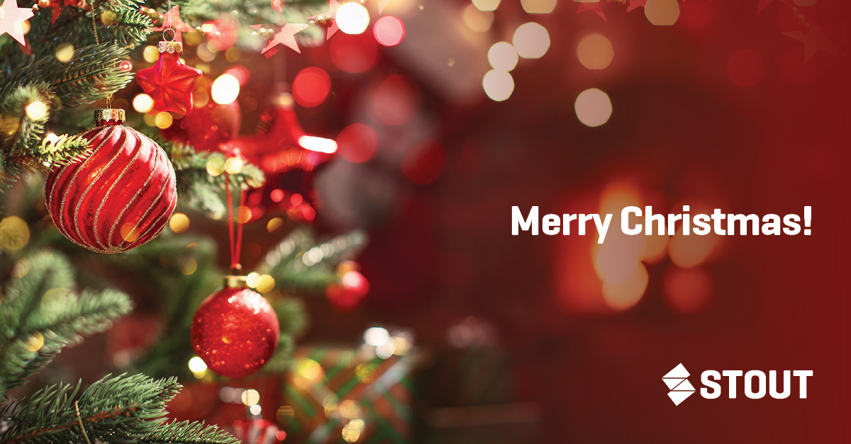 Stout wishes you a Merry Christmas! We hope the holiday season brings you joy, health, and happiness as you create lasting memories with loved ones.