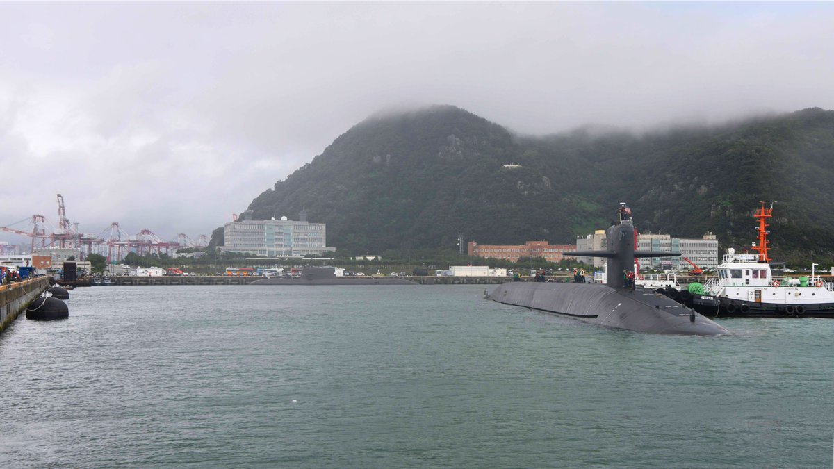 #YearInReview: Jul 2023 USS Kentucky (SSBN 737) arrived in Busan – the first visit by a U.S. ballistic missile submarine to the ROK in decades, meeting the direction of the President as outlined in the Washington Declaration. #ExtendedDeterrence