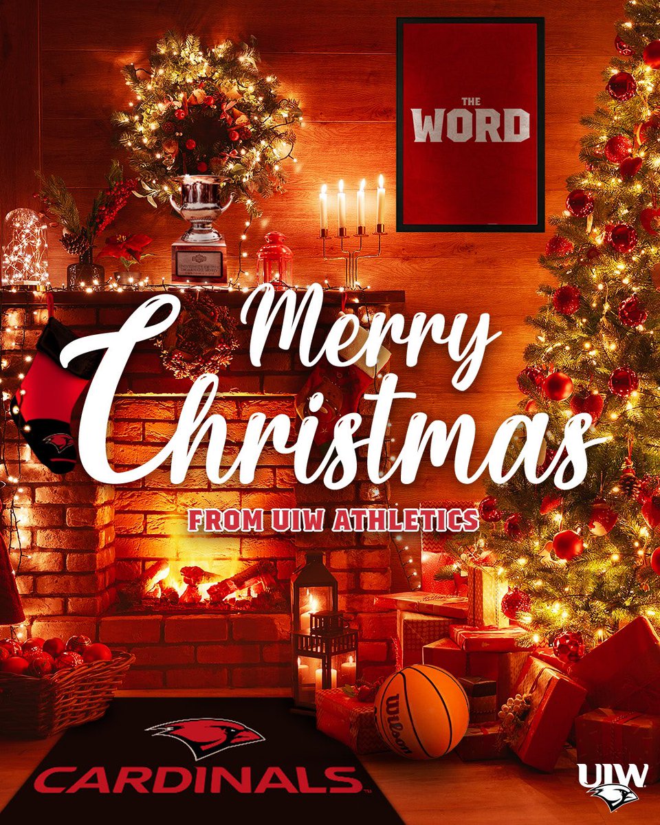 UIWAthletics's tweet photo. Merry Christmas from UIW Athletics✨🎄

#TheWord https://t.co/WEv7m7ct9f