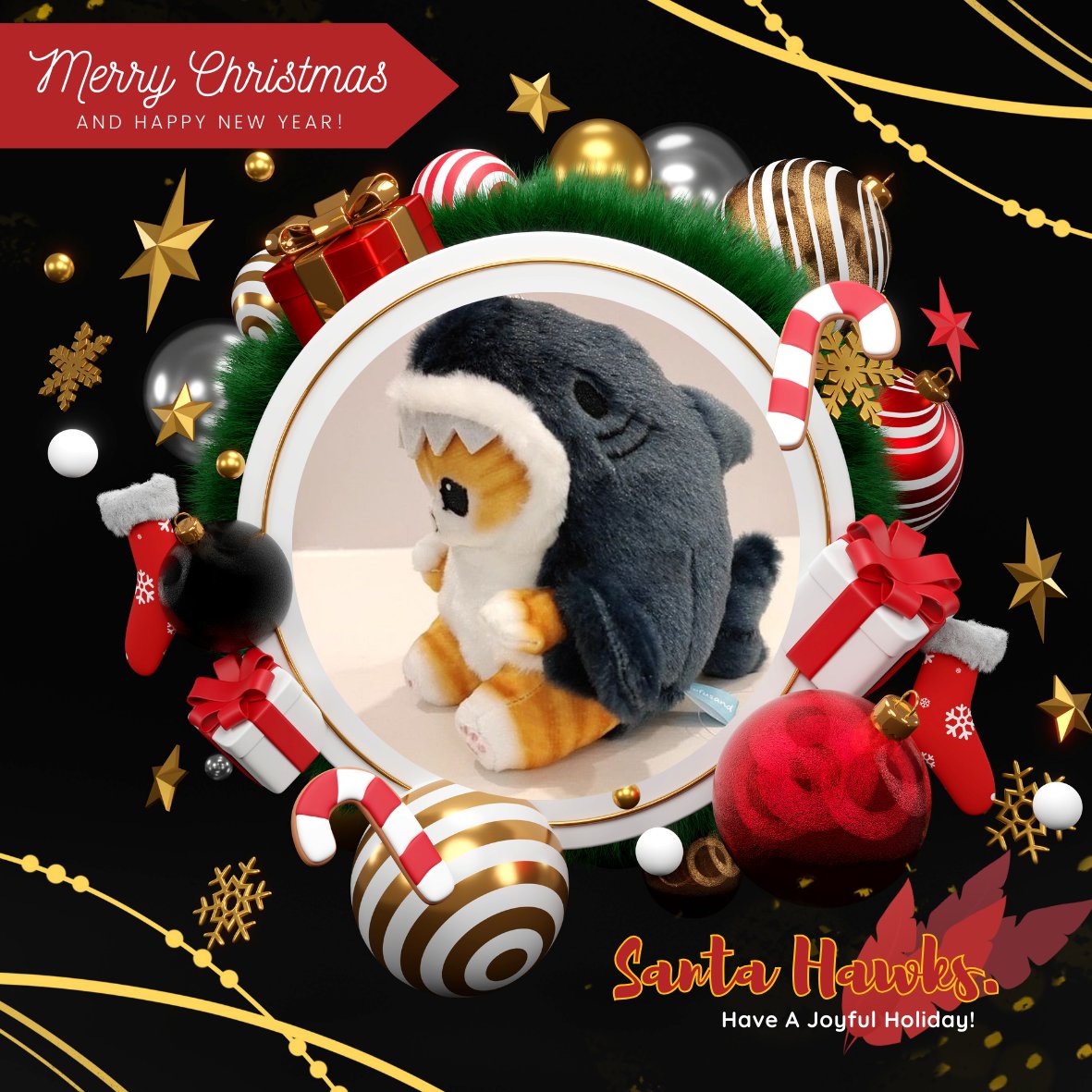 W1NGEDHER0's tweet image. ⠀   
Hohoho!  Jingle Bells!  🎅🦅
For  my  dear,  @Clawllous.

⠀   ⠀   Staying  strong  isn't  something  easy  to  do,  so  congratulations  for  making  it  this  far.  You  deserve  to  be  happy!  I  think  of  you  when  I  see  them.
⠀