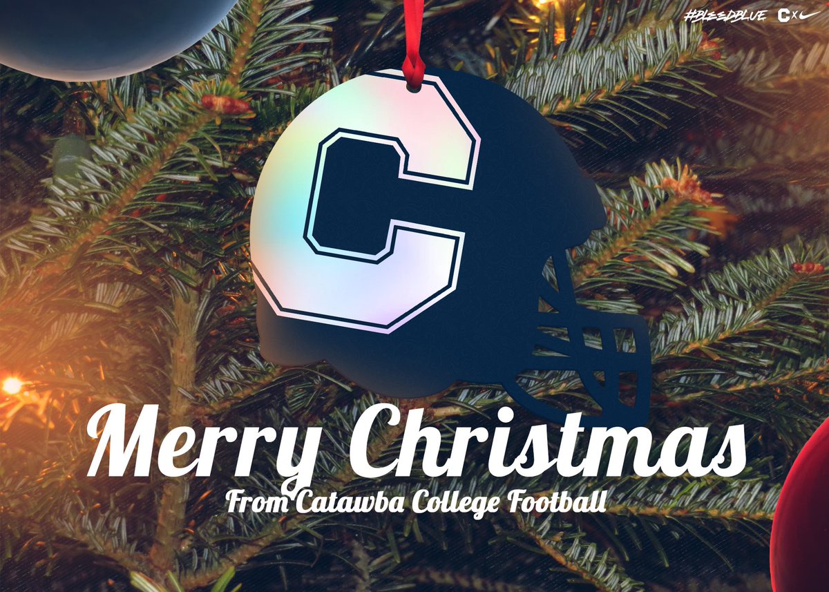 Merry Christmas from our family to yours💙❤️
#bleedblue | #catawbaculture