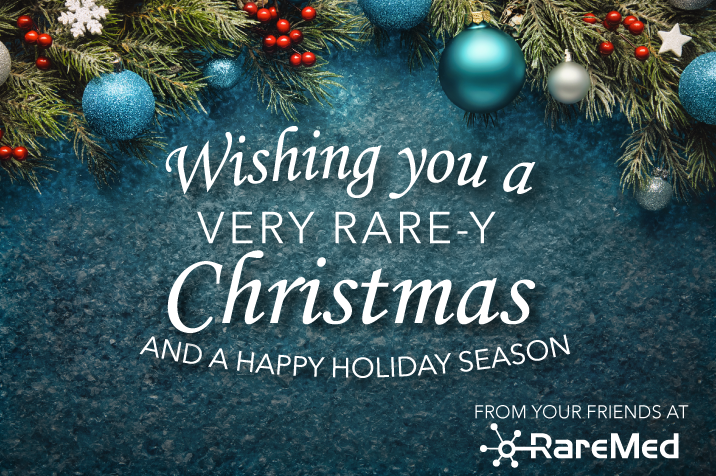 Rare_Med's tweet photo. Merry Christmas and Happy Holidays to all! 🎄

We hope everyone has a magical holiday season and a very "RARE-Y" Christmas! 
Warm wishes from your friends at RareMed https://t.co/oVjyczlfVq