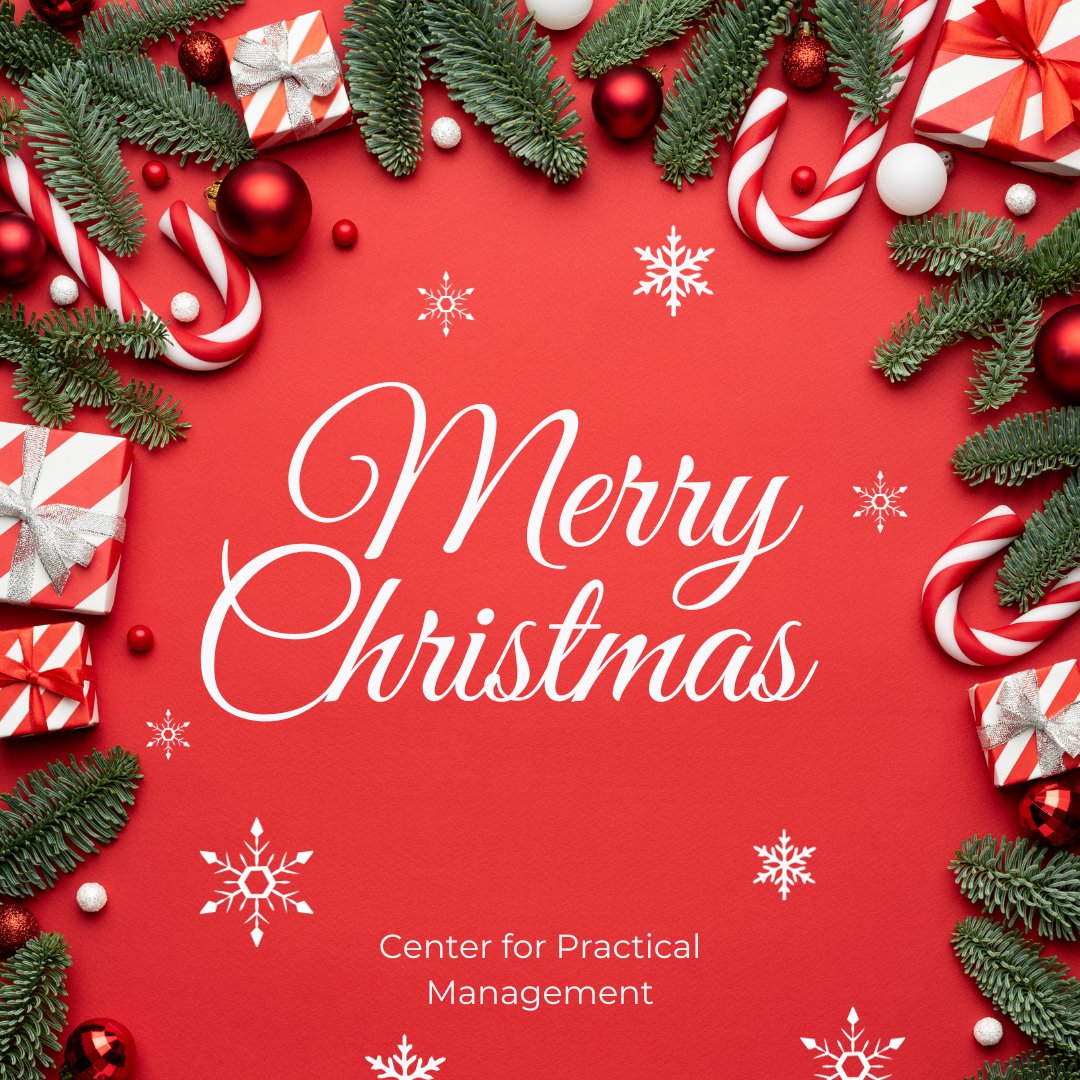practicalmgmt's tweet image. Merry Christmas from your friends at CPM!