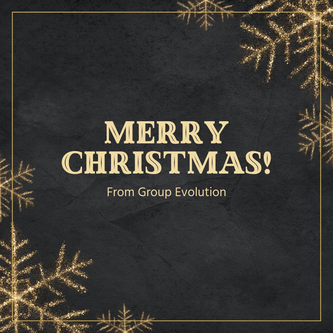GroupEvolution_'s tweet image. Merry Christmas from Group Evolution! 🎄

Wishing you joy and festive cheer today. 

#groupevolution #merrychristmas