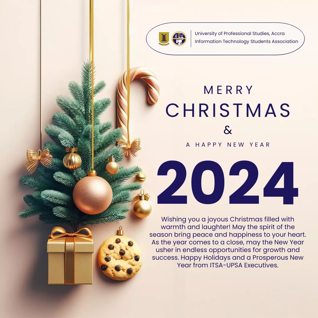 ItsaUpsa's tweet photo. Season’s Greetings from ITSA-UPSA to y’all 🎄
#weloveupsa #itsa_upsa #upsa https://t.co/1WCPkXqlax