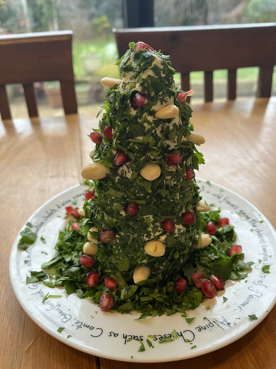 Because nothing says Christmas better than a Boursin Christmas tree with almonds and pomegranate seeds. And yes I did Nick this idea off an Instagram reel. Have a good one, people.