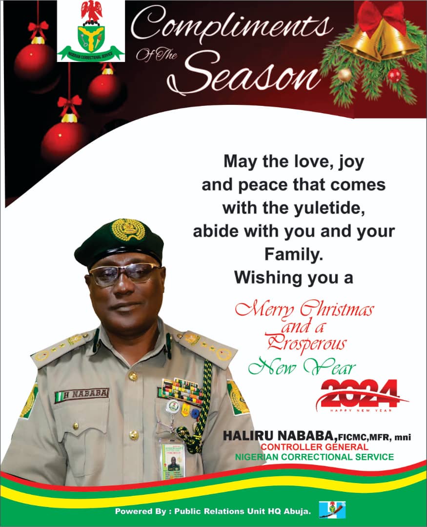 Nigerian Correctional Service (@CorrectionsNg) on Twitter photo 2023-12-25 10:38:03