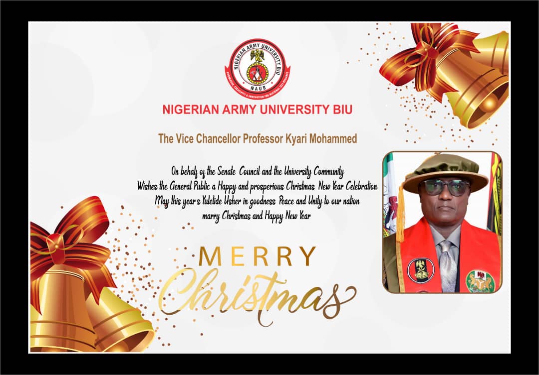 Seasons greetings with compliment of the Vice-Chancellor.