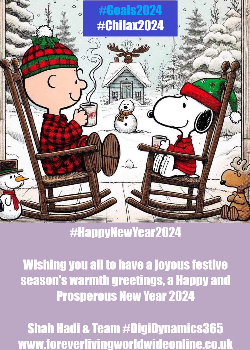 aloewhat's tweet photo. #Goals2024 #HappyNewYear2024 #Chilax2024
Wishing you all to have a joyous festive season's warmth greetings, a Happy and Prosperous New Year 2024
Shah Hadi &amp; Team #DigiDynamics365
https://t.co/C09XCoecOr
#ForeverDigitalEvolutions #ForeverDigital #Flpow45 https://t.co/bySENbvAL7
