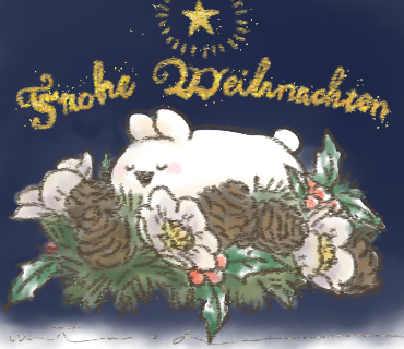gonnohjoye's tweet photo. 🐰🎄🌟😴 https://t.co/4WTK6IaGn3