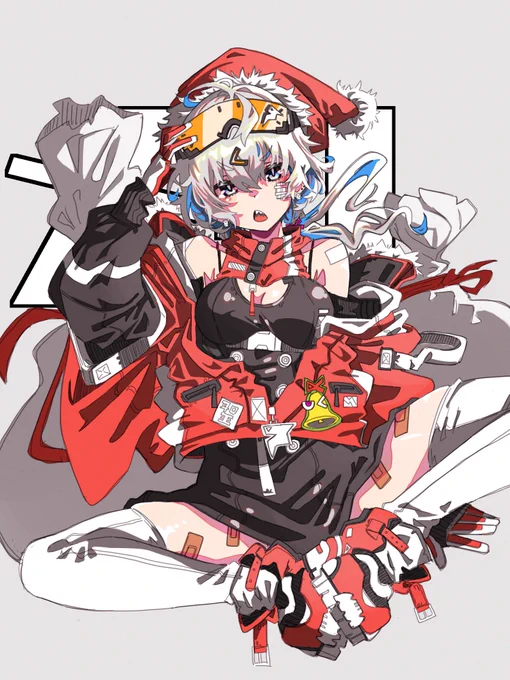 過去絵ですまんの メリクリだぜスエルちゃん #オリキャラ #くりすます 