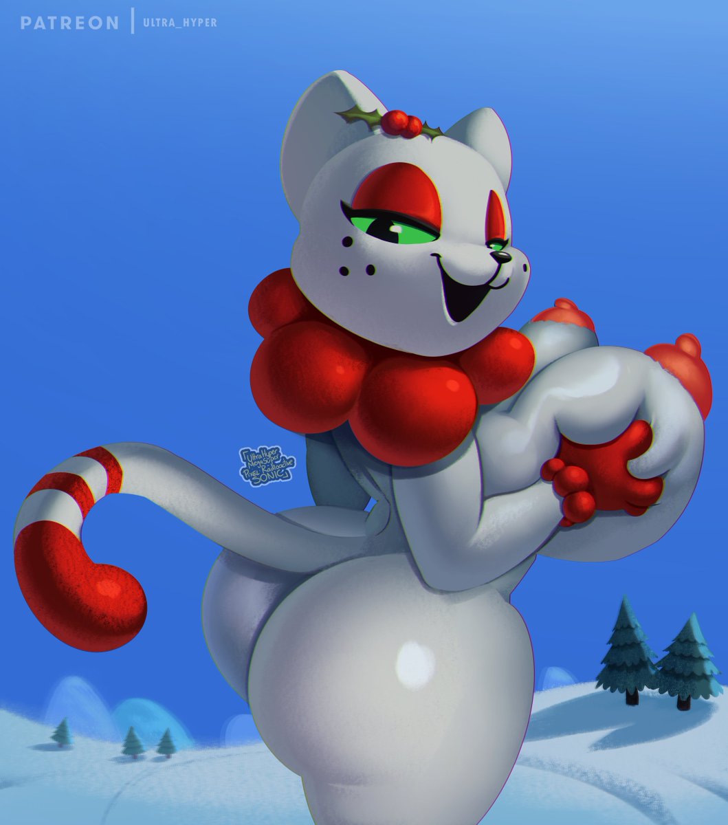 UltraHyper's tweet photo. Merry Christmas 🍬🐈

I can't get that peppermint cat out of my mind.... https://t.co/u3Dapt0yoR